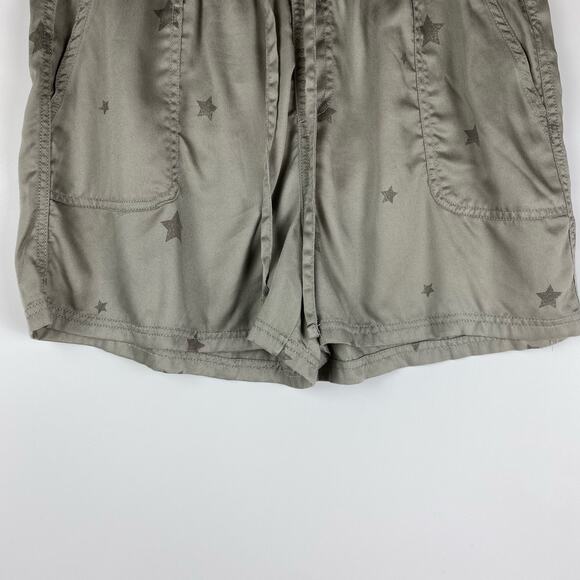 C&C California Star Shorts Patch Pockets Gray Womens Size L - Picture 5 of 11